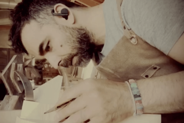 Ángel Martín, creador del trofeo para el Triunfador de Castilla y León