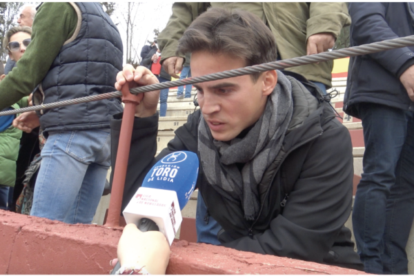 Gonzalo Caballero, presente en la primera novillada del Circuito de Madrid