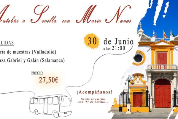 Mario Navas pone un autobús para su gran cita en Sevilla