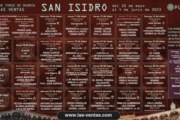 La Liga Nacional de Novilladas en San Isidro 2023