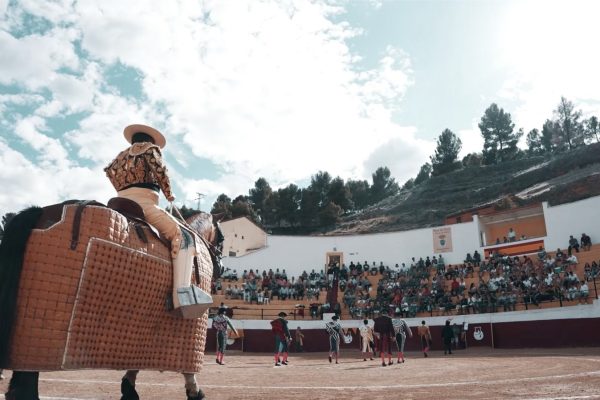Raquel Martín y Nino Julián ante Domecq y Santa Coloma, el sábado en Arcos de Jalón