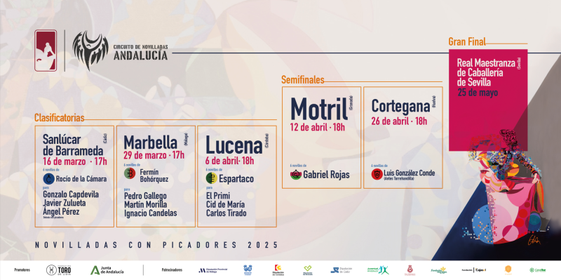 Actualización: nuevas fechas para el Circuito de Novilladas de Andalucía 2025