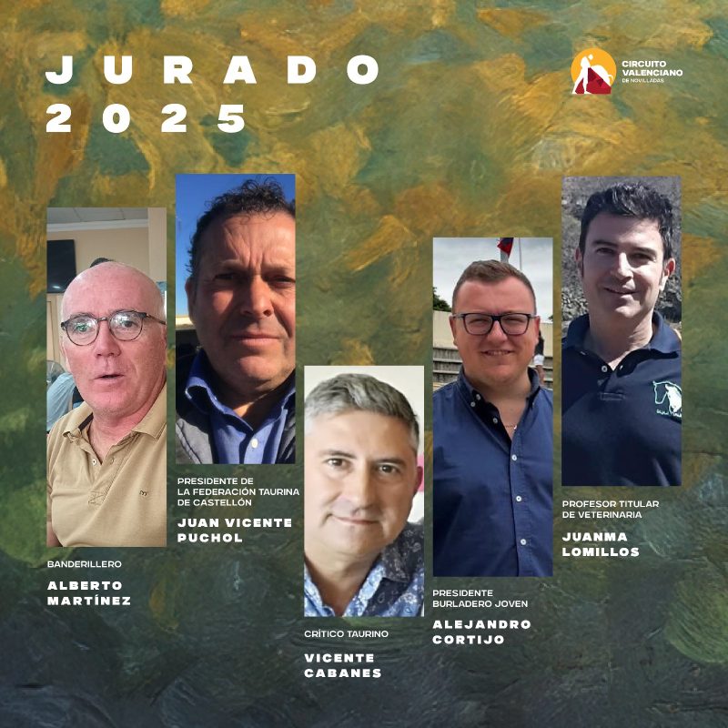 Definido el jurado del Circuito Valenciano de Novilladas 2025