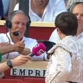 Mario Vilau brinda su novillo a la afición de Cataluña y a las cadenas autonómicas