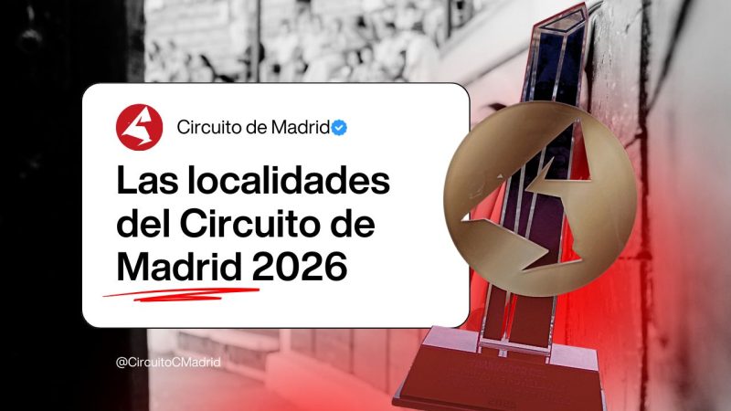 El Circuito de Madrid estará presente en nueve localidades de la región