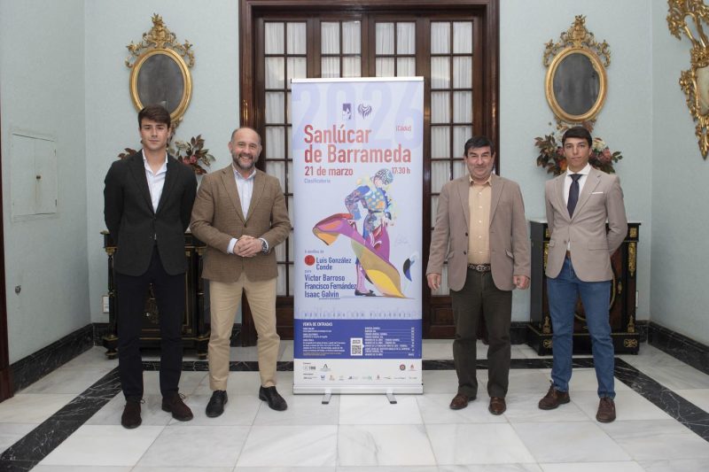 La Diputación de Cádiz presenta la novillada del Circuito de Andalucía en Sanlúcar