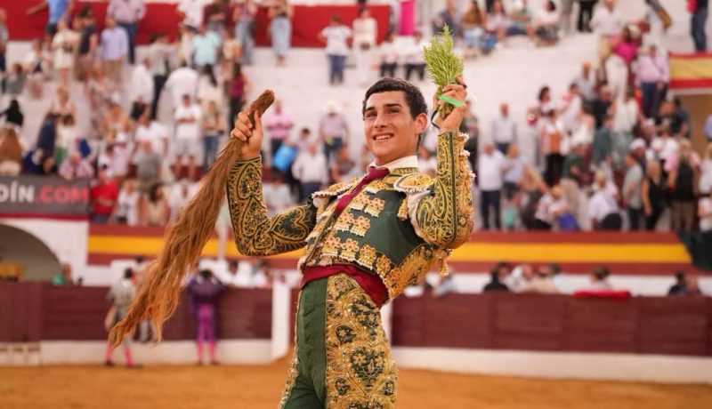 David Gutiérrez, primer novillero del Circuito de novilladas de Extremadura 2026