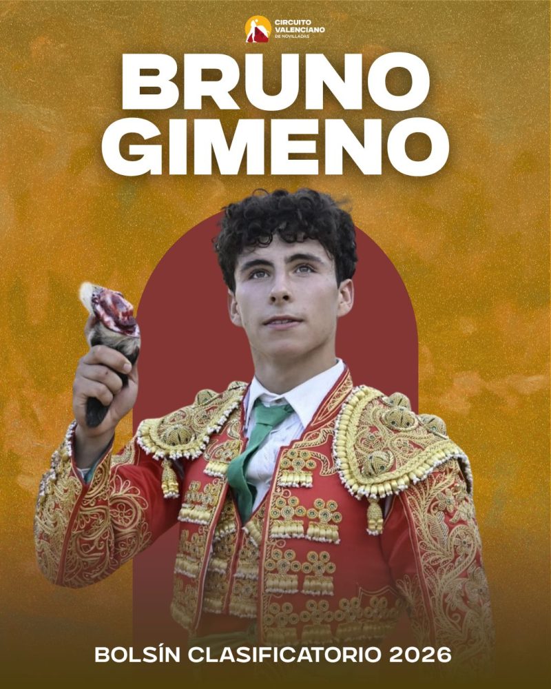 Bruno Gimeno, tercer nombre confirmado para el Bolsín Clasificatorio 2026