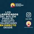 El Circuito Valenciano anunciará este viernes los tres clasificados del bolsín