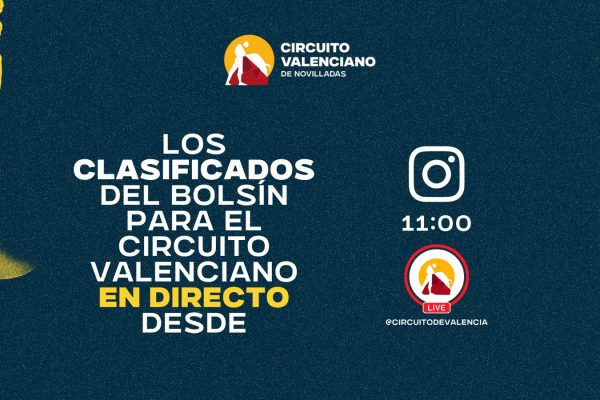 El Circuito Valenciano anunciará este viernes los tres clasificados del bolsín