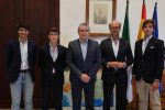 Antonio Sanz recibe en el Palacio de San Telmo a los finalistas del Circuito de Novilladas de Andalucía 2026