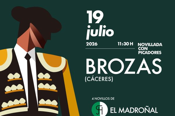 La novillada del Circuito de Extremadura en Brozas se celebrará a las 11:30 horas para no coincidir con la final del Mundial