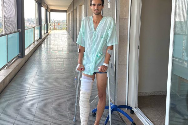 Javier Aparicio: «Afronto la recuperación con muchas ganas y mucho temple»