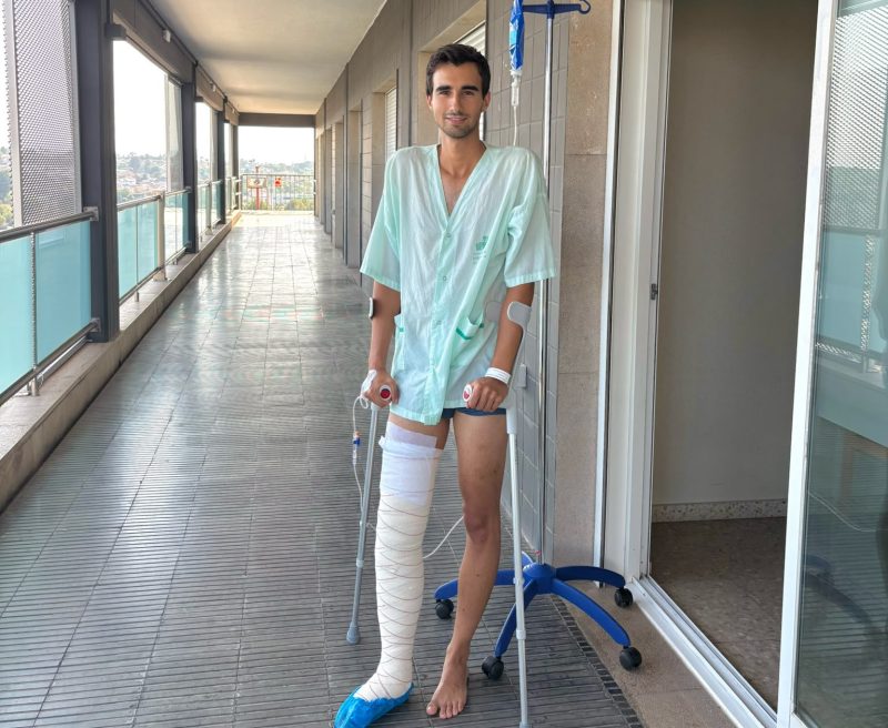 Javier Aparicio: «Afronto la recuperación con muchas ganas y mucho temple»