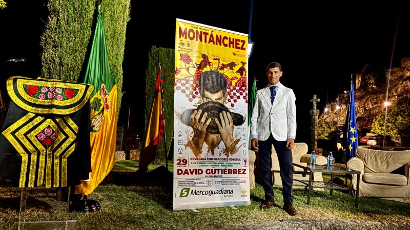 David Gutiérrez desafía su temporada con una encerrona en solitario en Montánchez ante seis ganaderías extremeñas